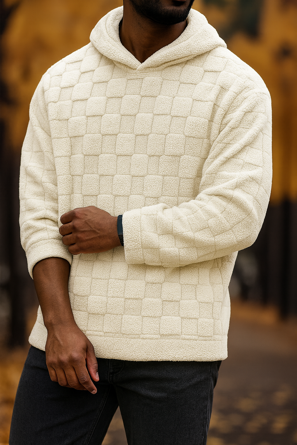 Fleece Lined Hooded Sweatshirt