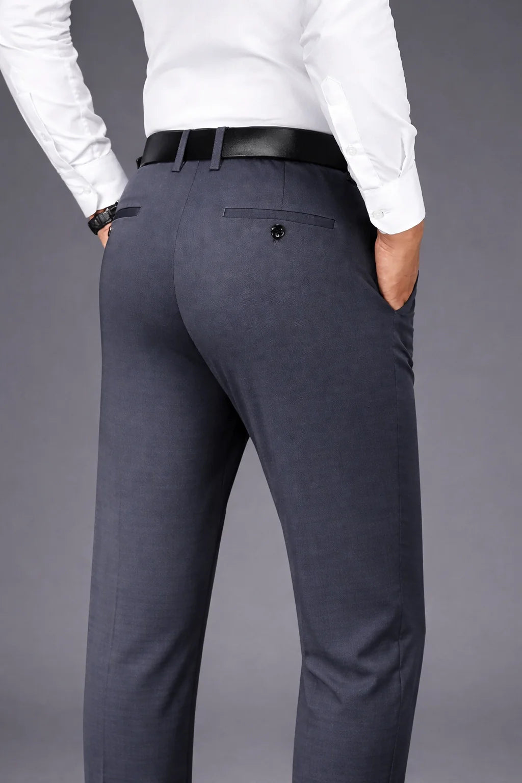 Fleece Slim Straight Trousers