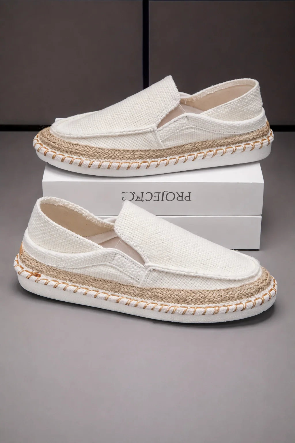 Linen Slip Casual Shoes