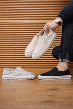 Linen Slip Casual Shoes
