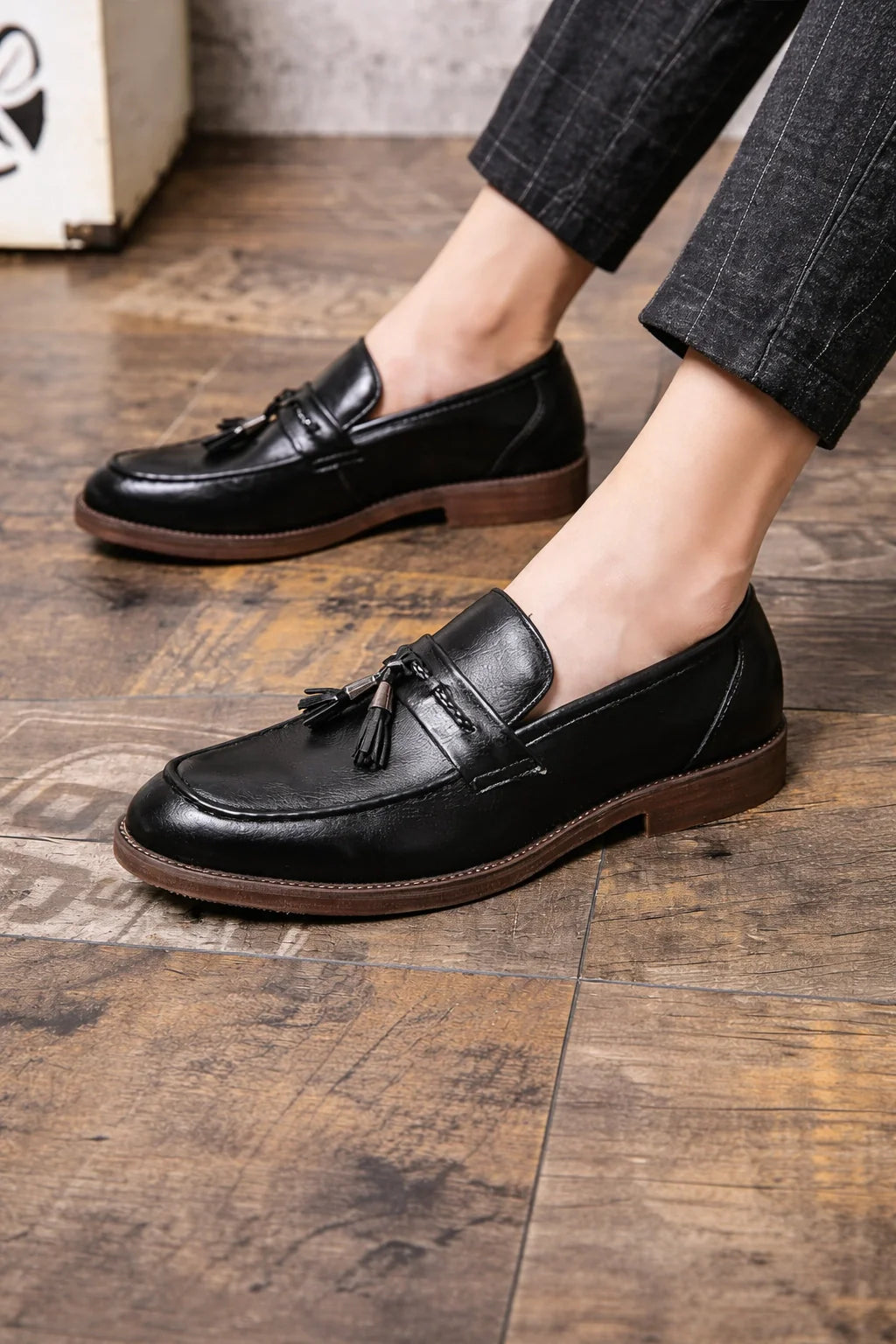 Milano Fringe Pointed Moccasins